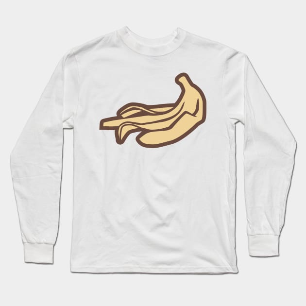 Banana peel Long Sleeve T-Shirt by ShirtyLife